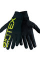 BIOTEX Cycling long-finger gloves - THERMAL TOUCH GEL - yellow/black