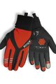 BIOTEX Cycling long-finger gloves - ARTIC GEL - red/black