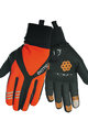 BIOTEX Cycling long-finger gloves - ARTIC GEL - orange/black