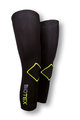 BIOTEX Cycling leg warmers - SEAMLESS - yellow/black