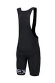 BIOTEX Cycling bib shorts - CORDURA - black/white