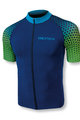 BIOTEX Cycling short sleeve jersey - SMART - blue/green