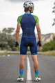 BIOTEX Cycling short sleeve jersey - SMART - blue/green