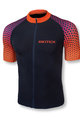 BIOTEX Cycling short sleeve jersey - SMART - orange/black