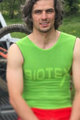 Biotex Cycling sleeve less t-shirt - REVERSE - green