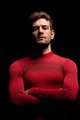 BIOTEX Cycling long sleeve t-shirt - 3D TURTLENECK - red