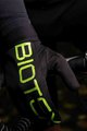 BIOTEX Cycling long-finger gloves - THERMAL TOUCH GEL - yellow/black