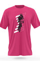 NU. BY HOLOKOLO Cycling short sleeve t-shirt - GIRO II - pink