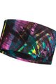 BUFF Cycling headband - COOLNET UV+® WIDE - pink/black/yellow/blue