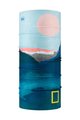 BUFF Cycling neckwarmer - ECOSTRETCH NAT. GEO. - pink/blue/light blue