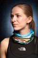 BUFF Cycling neckwarmer - ECOSTRETCH BEAR - green/blue/orange