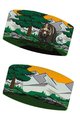 BUFF Cycling headband - COOLNET UV® BEAR - green/grey/orange