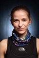 BUFF Cycling neckwarmer - ECOSTRETCH FLOWERS - blue/pink/purple