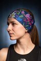 BUFF Cycling headband - COOLNET UV FLOWERS - purple/blue/pink