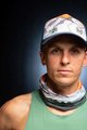 BUFF Cycling neckwarmer - ECOSTRETCH RYSY - grey/orange/green