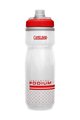 CAMELBAK Cycling water bottle - PODIUM® CHILL™ - white/red