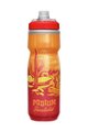 CAMELBAK Cycling water bottle - PODIUM® CHILL - orange/red