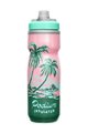 CAMELBAK Cycling water bottle - PODIUM® CHILL - green/pink