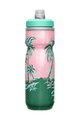 CAMELBAK Cycling water bottle - PODIUM® CHILL - green/pink