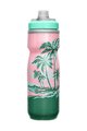 CAMELBAK Cycling water bottle - PODIUM® CHILL - green/pink
