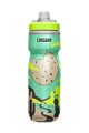 CAMELBAK Cycling water bottle - PODIUM® CHILL™ - green/brown/black