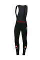 CASTELLI Cycling long bib trousers - POLARE 2 WINTER - black