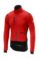 CASTELLI Cycling thermal jacket - ALPHA ROS - red/black