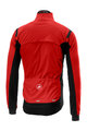 CASTELLI Cycling thermal jacket - ALPHA ROS - red/black