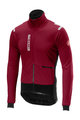 CASTELLI Cycling thermal jacket - ALPHA ROS - black/red