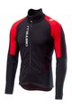 CASTELLI Cycling thermal jacket - MORTIROLO V - red/black