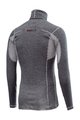 CASTELLI Cycling long sleeve t-shirt - FLANDERS WARM NECK - grey