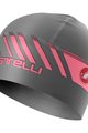 CASTELLI Cycling hat - ARRIVO 3 THERMO - grey/pink