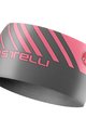 CASTELLI Cycling headband - ARRIVO 3 THERMO - pink/grey