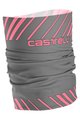 CASTELLI Cycling neckwarmer - ARRIVO 3 THERMO - grey/pink