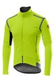 CASTELLI Cycling thermal jacket - PERFETTO ROS CONVERT - yellow