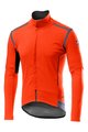 CASTELLI Cycling thermal jacket - PERFETTO ROS CONVERT - orange