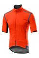 CASTELLI Cycling thermal jacket - PERFETTO ROS CONVERT - orange