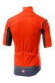 CASTELLI Cycling thermal jacket - PERFETTO ROS CONVERT - orange