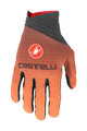 CASTELLI Cycling long-finger gloves - CW 6.1 CROSS - orange
