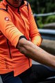 CASTELLI Cycling thermal jacket - PERFETTO ROS CONVERT - orange