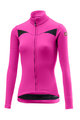 CASTELLI Cycling winter long sleeve jersey - SINERGIA LADY WINTER - pink