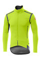 CASTELLI Cycling thermal jacket - PERFETTO ROS - yellow
