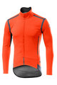CASTELLI Cycling thermal jacket - PERFETTO ROS - orange