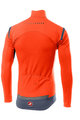CASTELLI Cycling thermal jacket - PERFETTO ROS - orange