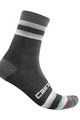CASTELLI Cyclingclassic socks - STRISCIA 13 WINTER - grey