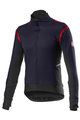 CASTELLI Cycling thermal jacket - ALPHA RoS 2 - blue