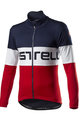 CASTELLI Cycling thermal jacket - PROLOGO WINTER - blue/white/red