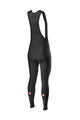 CASTELLI Cycling long bib trousers - ENTRATA WIND WINTER - black