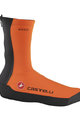 CASTELLI Cycling shoe covers - INTENSO UL - black/orange