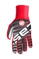 CASTELLI Cycling long-finger gloves - DILUVIO C - red